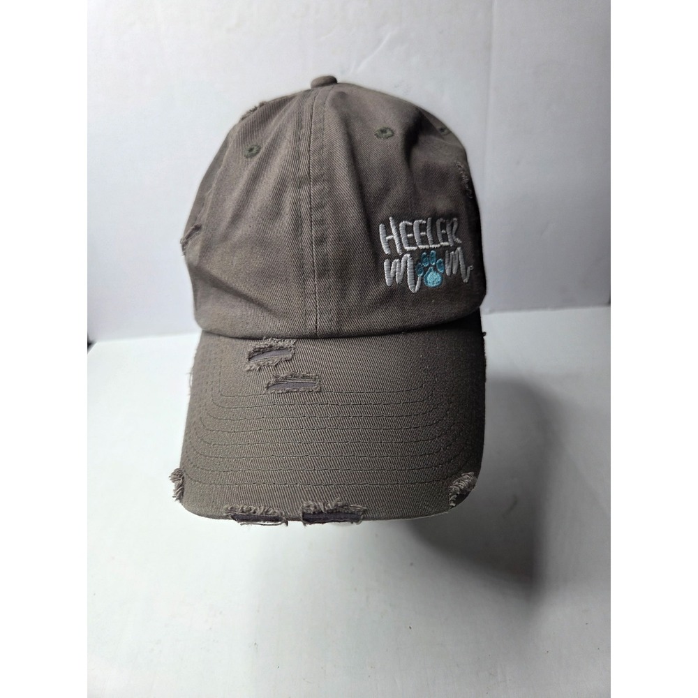 KBETHOS Heeler Mom Distressed Baseball Cap Charcoal Brown Vintage Dad Hat Paw